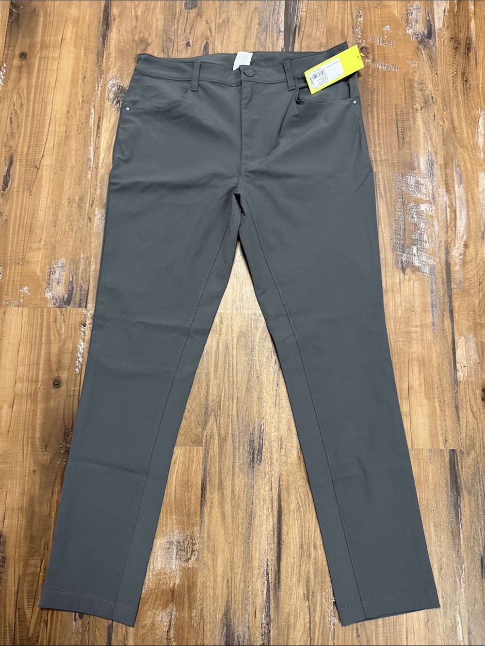 Gray Casual Pants
